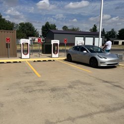 Tesla Supercharger - All my babies Chargers