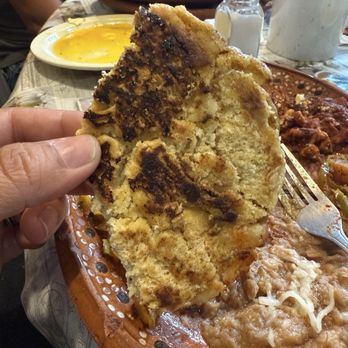 Rincon Maria Felix - This is supposed to be a pancake. - Tacos Near Me - La Puente, California