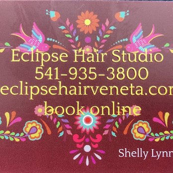 Eclipse Hair Studio - Business card - Hair Salons Near Me - Veneta, Oregon Eclipse Hair Studio - Business card - Hair Salons Near Me - Veneta, Oregon