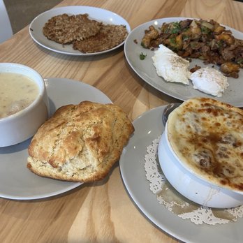 The Sleepy Rooster - French onion soup. Biscuit and gravy - New American Near Me - Chagrin Falls, Ohio The Sleepy Rooster - French onion soup. Biscuit and gravy - New American Near Me - Chagrin Falls, Ohio