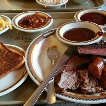Mike Anderson's BBQ House - 3 meats 2 sides plate - Barbeque Near Me - Dallas, Texas Mike Anderson's BBQ House - 3 meats 2 sides plate - Barbeque Near Me - Dallas, Texas