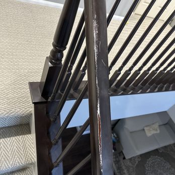 Friendly Flooring - Worn banister - Flooring Near Me - San Marcos, California Friendly Flooring - Worn banister - Flooring Near Me - San Marcos, California