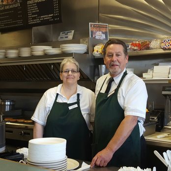 Giant Hamburgers - Owner Doug and his trusty sidekick Marie. Y'all are the best! Hook'em! - Burgers Near Me - Mesa, Arizona
