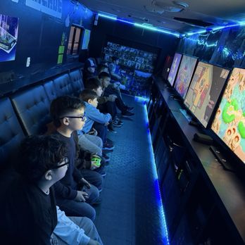 RV Arcade - Multiple TV's and gaming consoles - Game Truck Rental Near Me RV Arcade - Multiple TV's and gaming consoles - Game Truck Rental Near Me