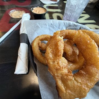The Corner Room - Small Beer-battered Onion Rings - American Near Me - State College, Pennsylvania The Corner Room - Small Beer-battered Onion Rings - American Near Me - State College, Pennsylvania