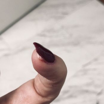 Blazzo Nail Bar - The cut from a file being used repeatedly over the same spot. - Nail Salons Near Me - Smyrna, Georgia