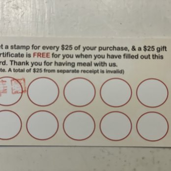 China Garden - Loyalty card--already went back twice in a week! - Chinese Near Me - Wakefield, Rhode Island China Garden - Loyalty card--already went back twice in a week! - Chinese Near Me - Wakefield, Rhode Island