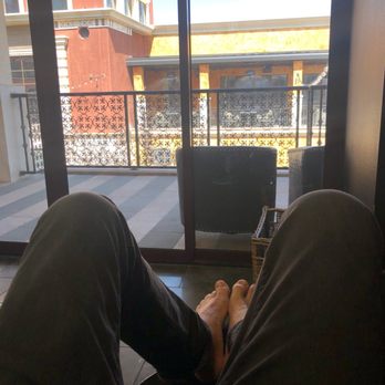 Chelsea Coleman - Sitting in the massage chair overlooking Tivoli Village - Hair Stylists Near Me - Las Vegas, Nevada Chelsea Coleman - Sitting in the massage chair overlooking Tivoli Village - Hair Stylists Near Me - Las Vegas, Nevada