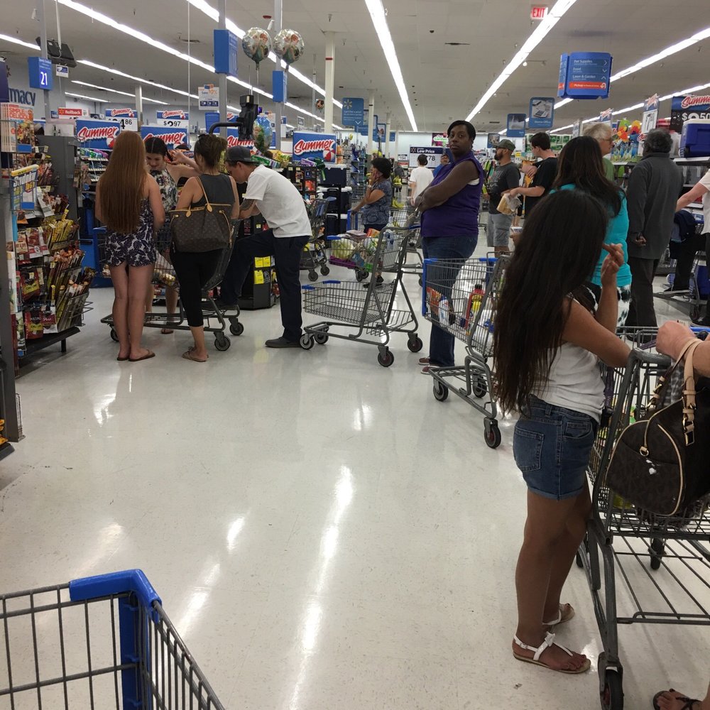 Walmart Supercenter - that's just the line in the front - Department Stores Near Me - Tracy, California
