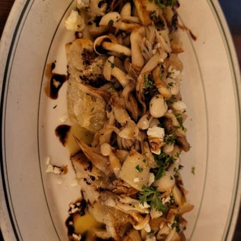 Spaghetti Western - Mushroom on focaccia - Italian Near Me - Fargo, North Dakota Spaghetti Western - Mushroom on focaccia - Italian Near Me - Fargo, North Dakota