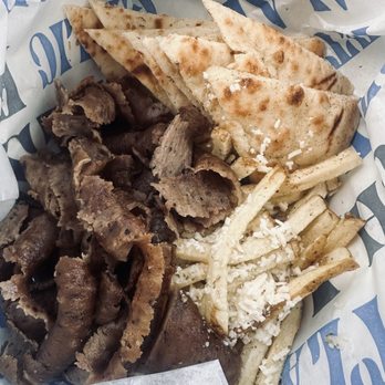 Nick the Greek - Gyro Plate with Nicks Fries - Greek Near Me - Daly City, California