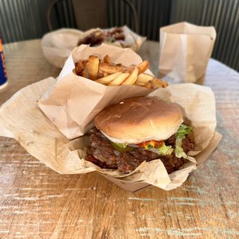 Rager Burger - Rager's Double Sausage Sandwich (everything on it) Side of Fries - Fast Food Near Me - Van Wert, Ohio Rager Burger - Rager's Double Sausage Sandwich (everything on it) Side of Fries - Fast Food Near Me - Van Wert, Ohio