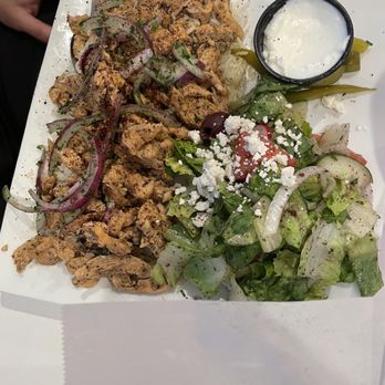 Zaatar Lebanese Grill - Chicken Shawarma Plate - Lebanese Near Me - San Antonio, Texas