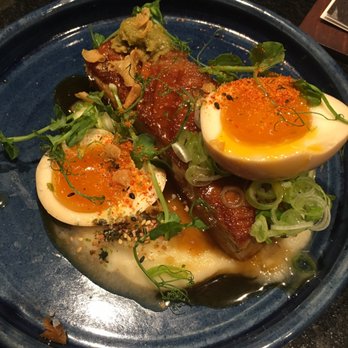 Shokunin - Braised pork belly with soft boil egg. - Japanese Near Me - Calgary, Alberta Shokunin - Braised pork belly with soft boil egg. - Japanese Near Me - Calgary, Alberta