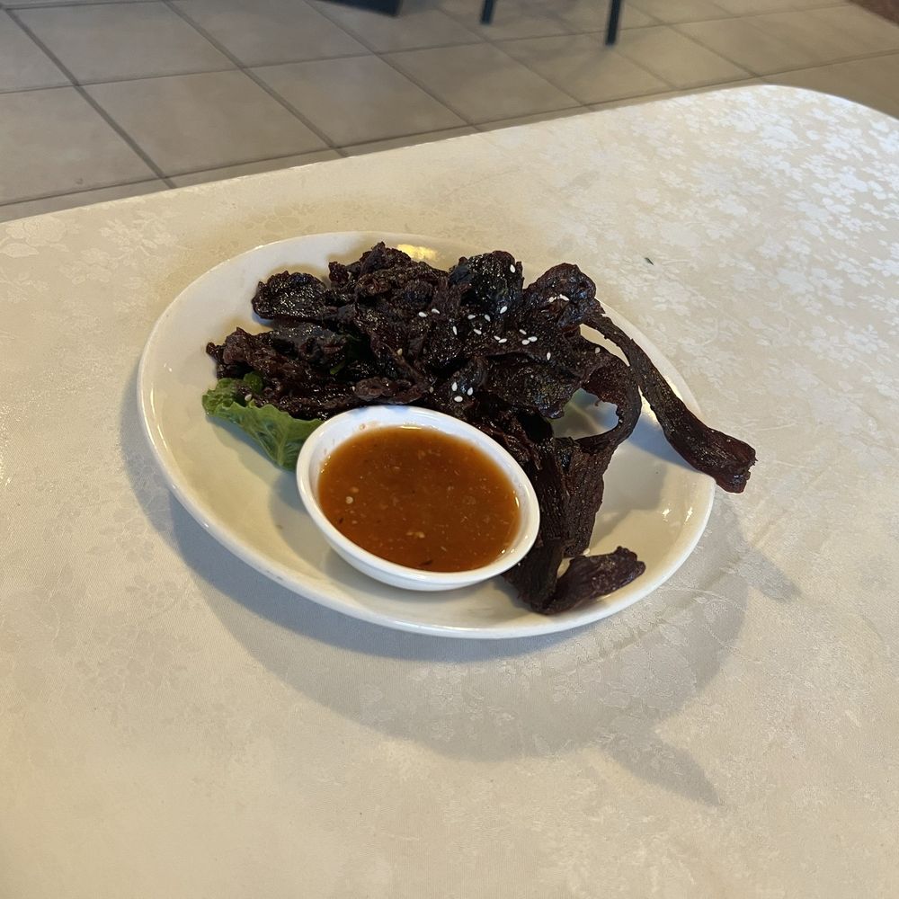 Lan Xang Fort Myers - This is so good. Beef jerky with hot sauce. Yes! - Thai Near Me - Fort Myers, Florida Lan Xang Fort Myers - This is so good. Beef jerky with hot sauce. Yes! - Thai Near Me - Fort Myers, Florida