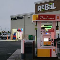 REBEL foodmart and car wash, same Shell Gas