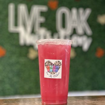 Live Oak Nutrition - Pretty n pink
15g protein
75mg caffeine - Juice Bars & Smoothies Near Me - George West, Texas Live Oak Nutrition - Pretty n pink
15g protein
75mg caffeine - Juice Bars & Smoothies Near Me - George West, Texas
