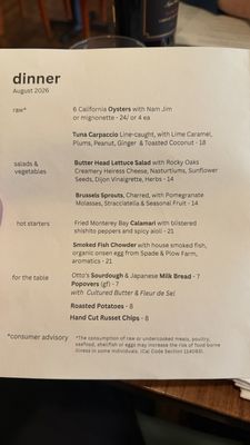 Menu photo 2 Wild Fish Pacific Grove, CA Menu photo 2 Wild Fish Pacific Grove, CA