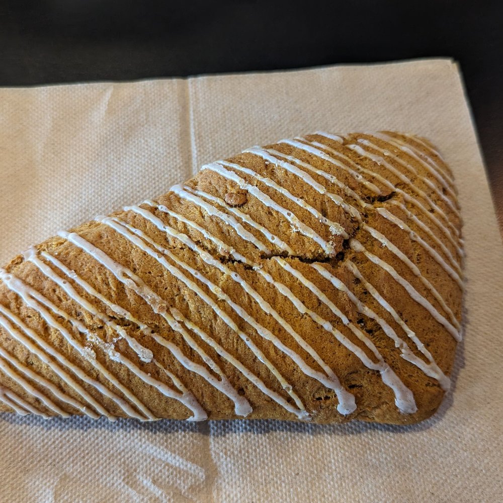 Pumpkin Scone, $3.99 Pumpkin Scone, $3.99
