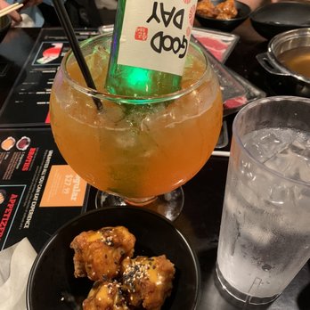 Shabuya - Party bowl and soy glazed karaage to pair with it - Soup Near Me - Milpitas, California Shabuya - Party bowl and soy glazed karaage to pair with it - Soup Near Me - Milpitas, California