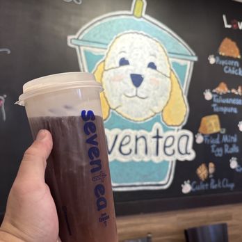 Seventea - B6. Oolong tea with cheese top - Bubble Tea Near Me - Fresno, California