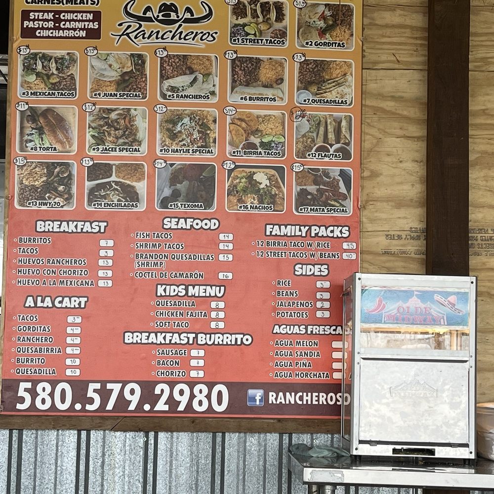 Ranchero - Menu - Food Trucks Near Me - Mead, Oklahoma Ranchero - Menu - Food Trucks Near Me - Mead, Oklahoma