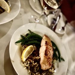 Cedar plank salmon
