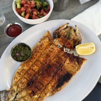 Hummus Bar & Grill - Grilled Mediterranean Branzino - Mediterranean Near Me - Tarzana, California Hummus Bar & Grill - Grilled Mediterranean Branzino - Mediterranean Near Me - Tarzana, California