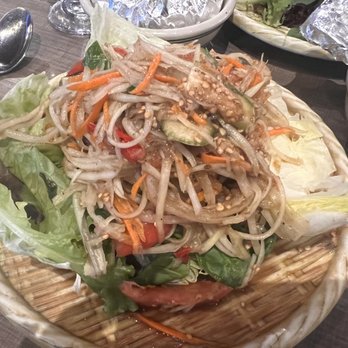 SAUCY'S THAI & PHO - Papaya Salad Laos - Thai Near Me - Plano, Texas