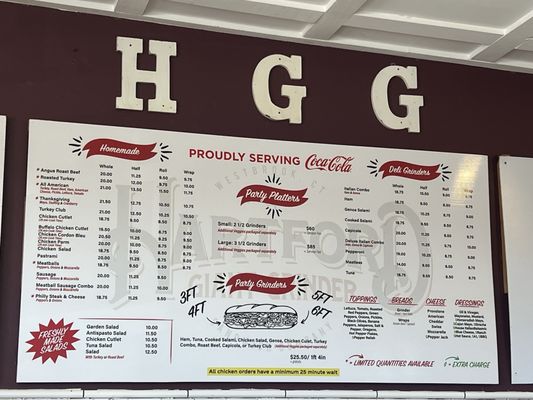 Menu photo 3 Hartford Giant Grinder Niantic, CT