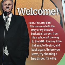 Larry Bird Museum - Hello. I'm Larry Bird.