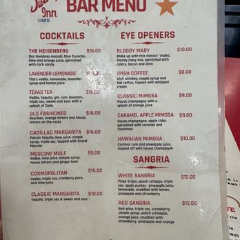 Swing Inn Cafe & BBQ - Bar menu - Breakfast & Brunch Near Me - Temecula, California Swing Inn Cafe & BBQ - Bar menu - Breakfast & Brunch Near Me - Temecula, California