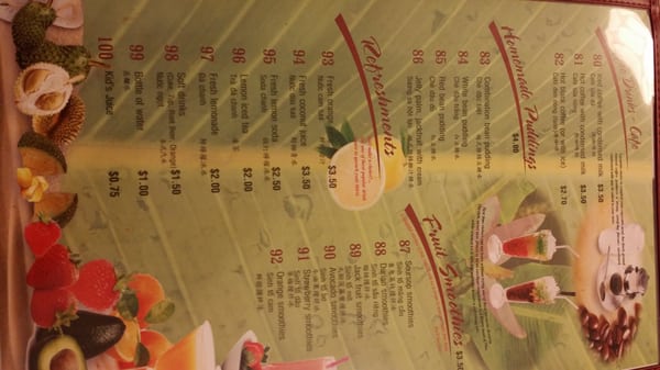 Menu photo 2 Pho 99 Delta Delta, BC Menu photo 2 Pho 99 Delta Delta, BC