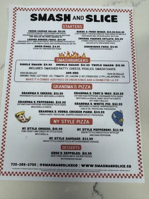 Menu photo 3 Smash And Slice Las Vegas, NV