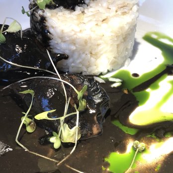 The Harvest Vine - A waterfall of squid ink. Wonderful squid inside squid with perfect texture. - Tapas Bars Near Me - Seattle, Washington The Harvest Vine - A waterfall of squid ink. Wonderful squid inside squid with perfect texture. - Tapas Bars Near Me - Seattle, Washington