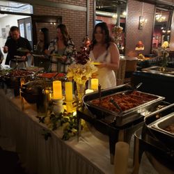 The Food Dude Catering & Food Truck - Wedding at Old Wicks Factory - Buffet LIne