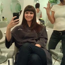 After: sleek, sophisticated, and my hair is all one color. Thank you Dina! After: sleek, sophisticated, and my hair is all one color. Thank you Dina!
