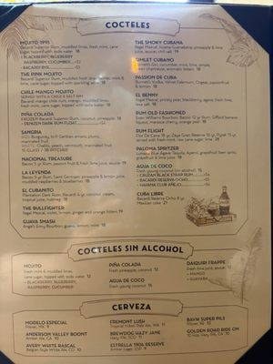 Menu photo 5 Habana Costa Mesa, CA