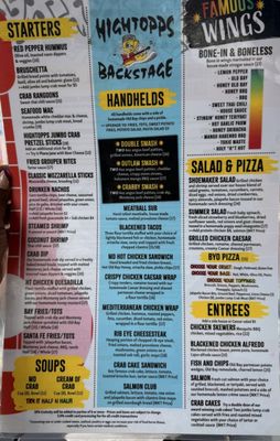 Menu photo 2 Hightopps Backstage Grille Lutherville-Timonium, MD Menu photo 2 Hightopps Backstage Grille Lutherville-Timonium, MD