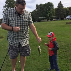 Dream Lake Campground - The fish just jump on your line. Easy awesome fishing