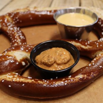 Voodoo Brewing - Virginia Beach - Voodoo - Giant Pub Pretzel (w/ Beer Cheese & Spicy Mustard) - Cocktail Bars Near Me - Virginia Beach, Virginia Voodoo Brewing - Virginia Beach - Voodoo - Giant Pub Pretzel (w/ Beer Cheese & Spicy Mustard) - Cocktail Bars Near Me - Virginia Beach, Virginia