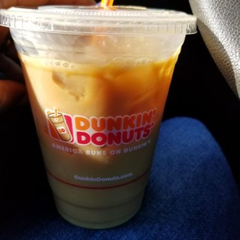 Dunkin' - Ice french vanilla coffee - Donuts Near Me - Garfield Heights, Ohio