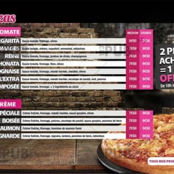 Pizzntacos - Nos menus