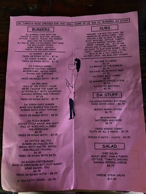Menu photo 8 Rock Springs Bar & Grill Apopka, FL