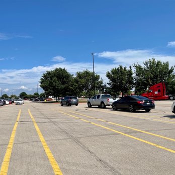 Walmart Supercenter - Cars in line to get a curbside pickup spot. - Department Stores Near Me - Irving, Texas