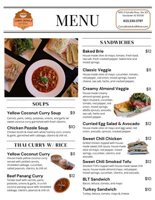 Menu photo 5 Curry Bowls and More Goodyear, AZ