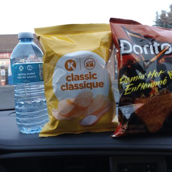 Circle k - Snacks with front of the store in the background ;) - Convenience Stores Near Me - Ottawa, Ontario