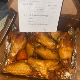 10 Traditional Wings