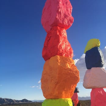Seven Magic Mountains - Public Art Near Me - Las Vegas, Nevada Seven Magic Mountains - Public Art Near Me - Las Vegas, Nevada