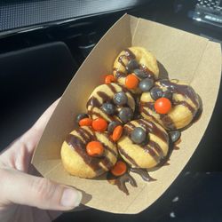 Butterfly Bliss Sweet Treats - M&M mini donuts